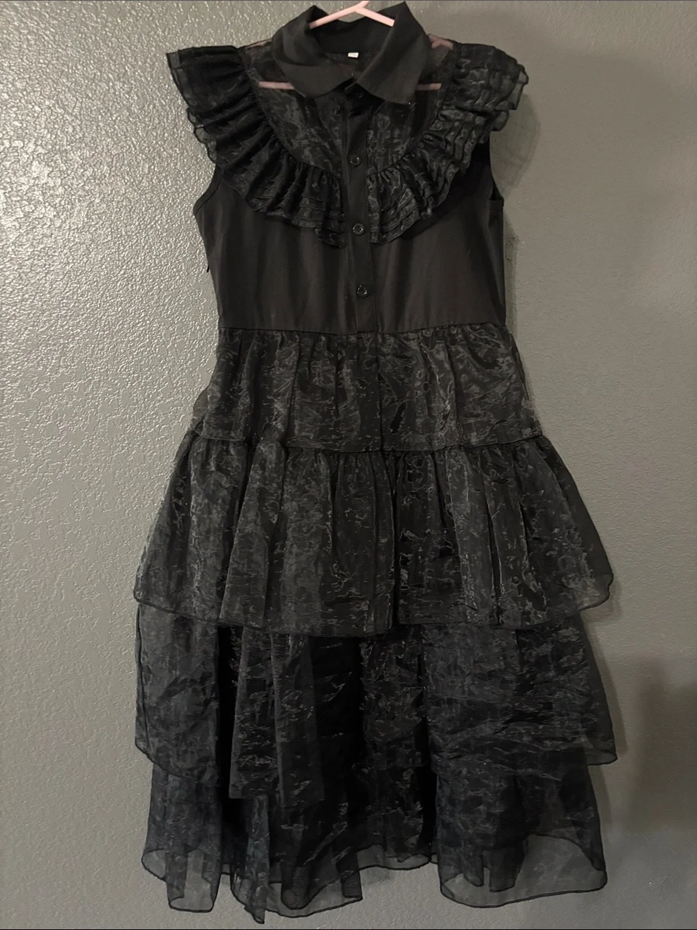 Girls Wednesday Addams costume dress